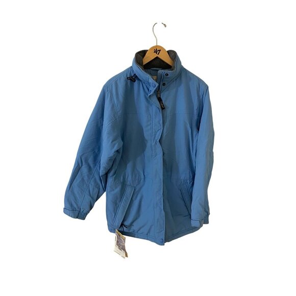 NWT LL Bean Women's Blue Full Zip Winter Jacket - Small - Picture 1 of 16